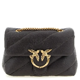 Black Lamb Leather Crossbody Bag