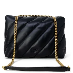 Black Leather Handbag