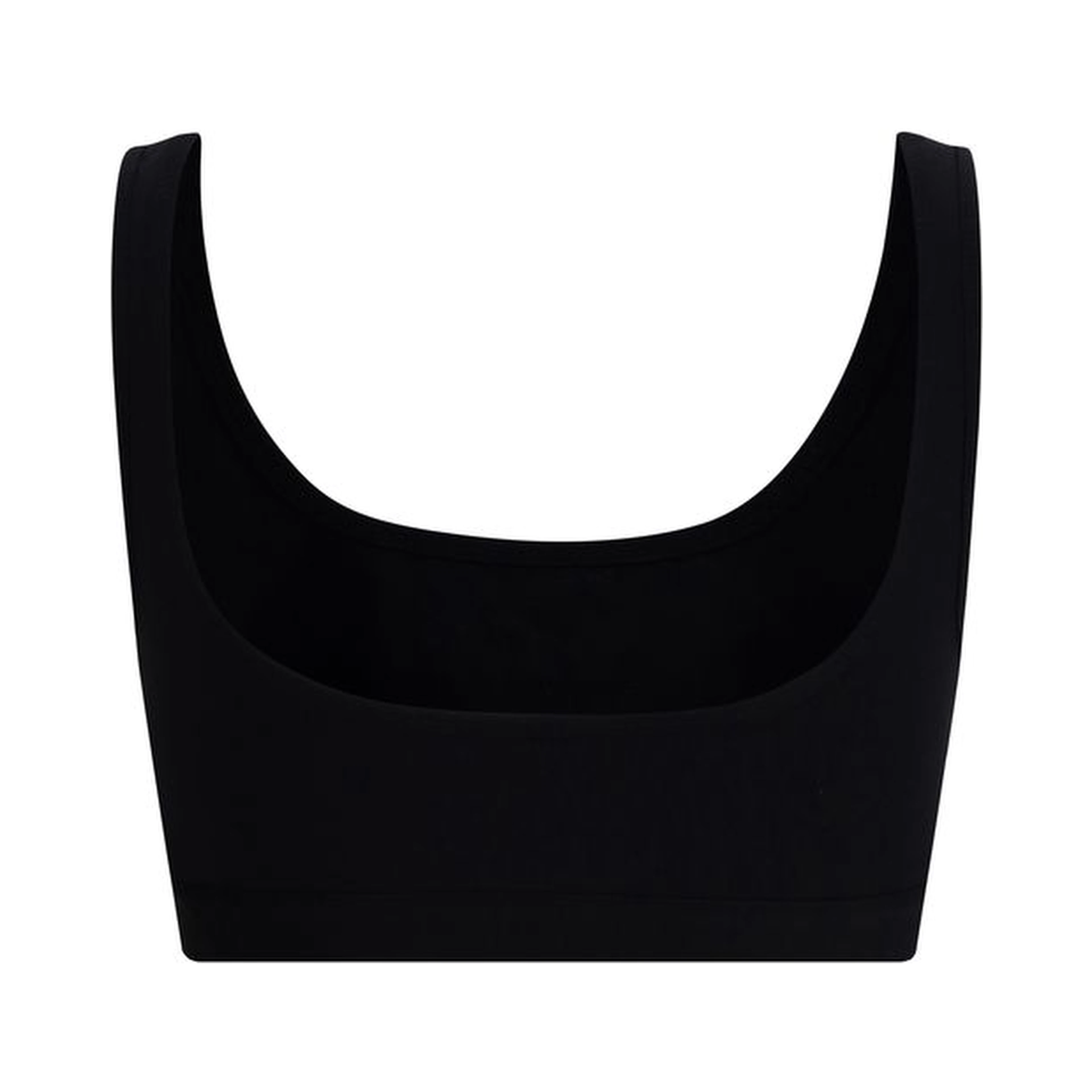 Black Cotton Sport Bra