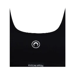 Black Cotton Sport Bra