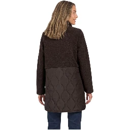 Brown Polyester Coat