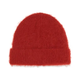 Red Alpaca Vicugna Pacos Beanie