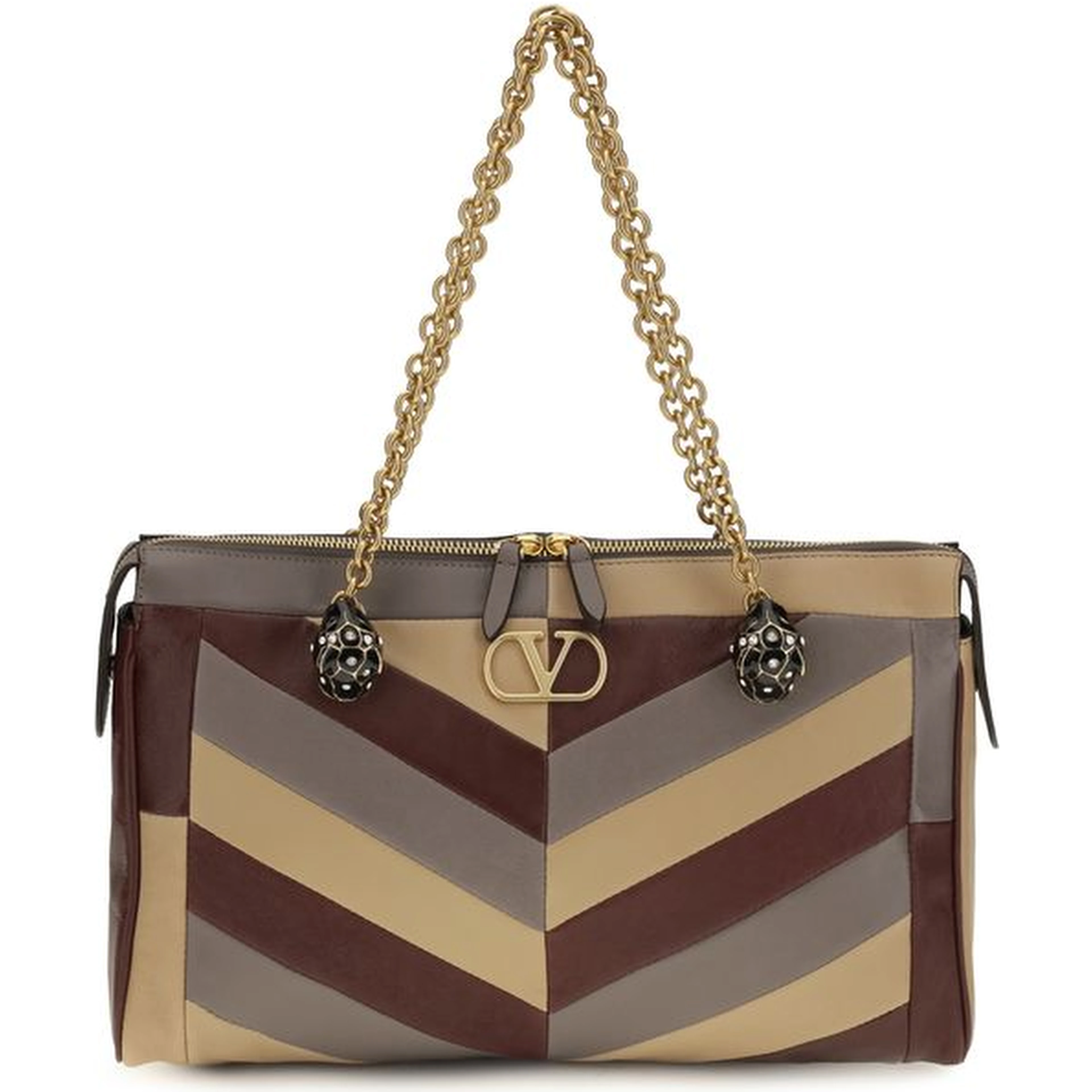 Multicolor Napa Leather / Calf Bos Taurus Shoulder Bag