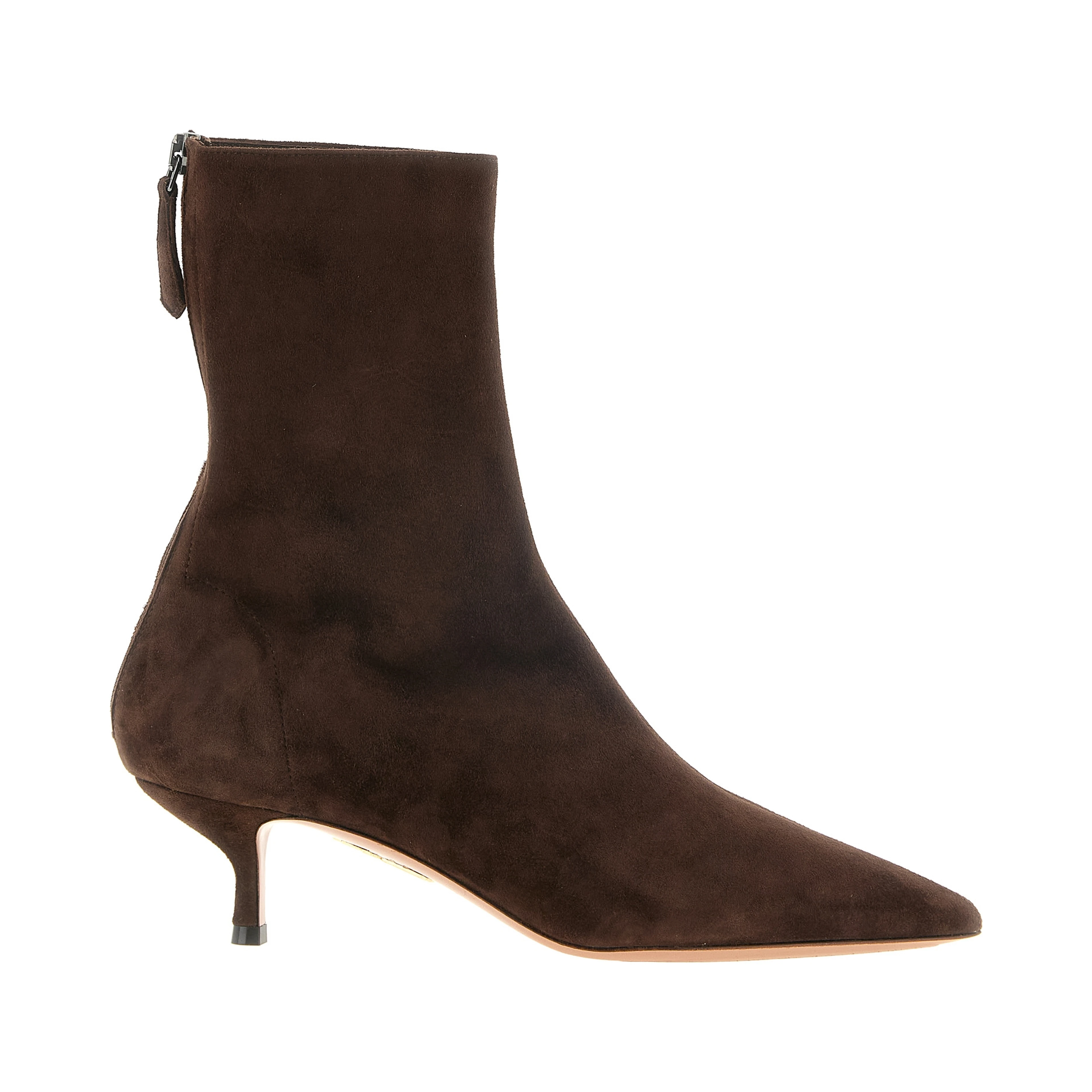 Brown Calfskin Ankle Boots