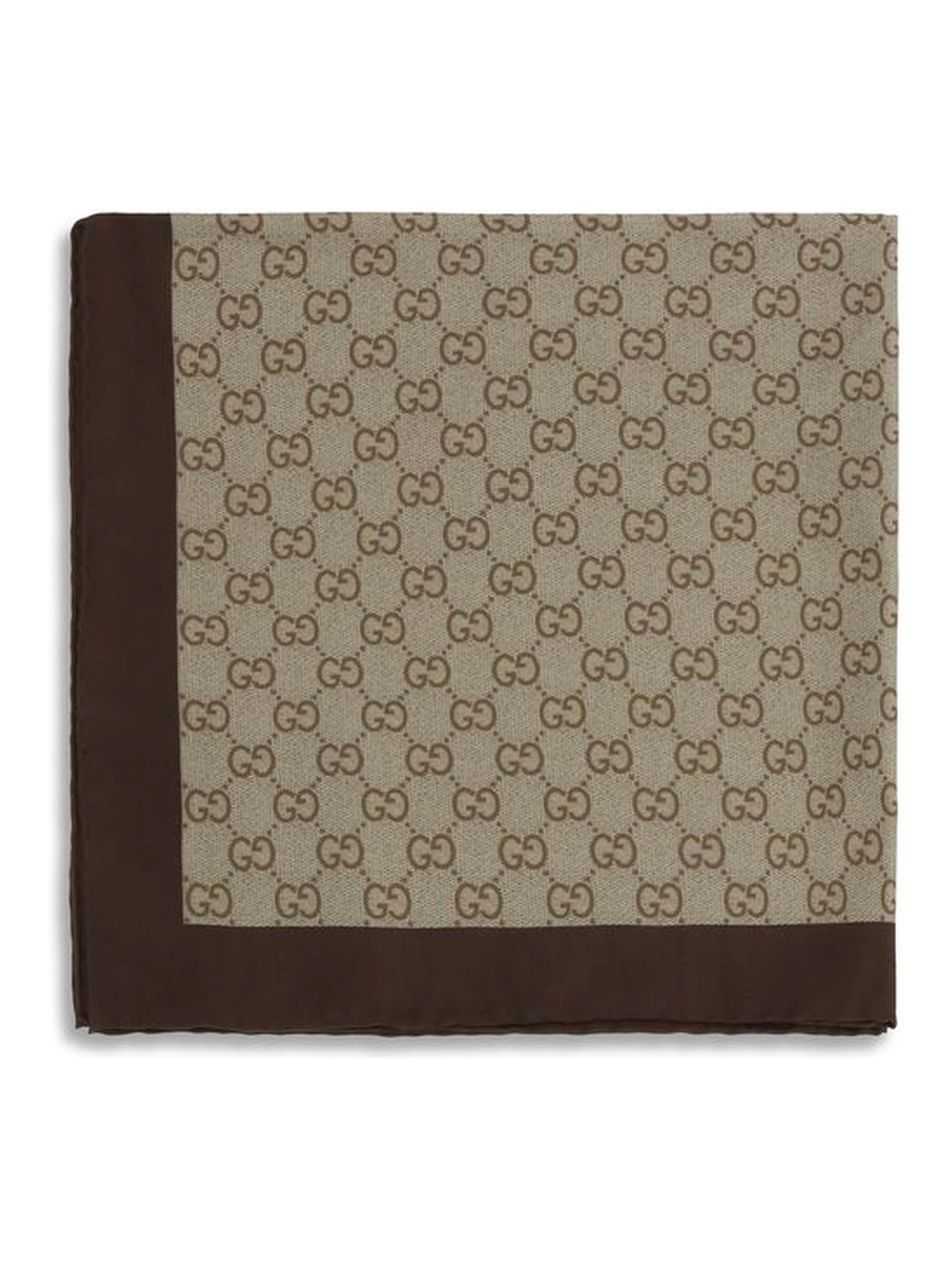 Beige Silk Foulard