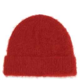 Red Alpaca Vicugna Pacos Beanie