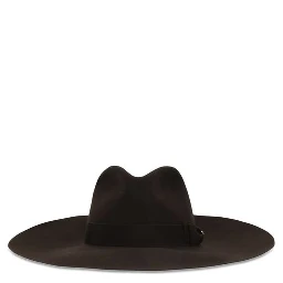 Brown Fabric Fedora
