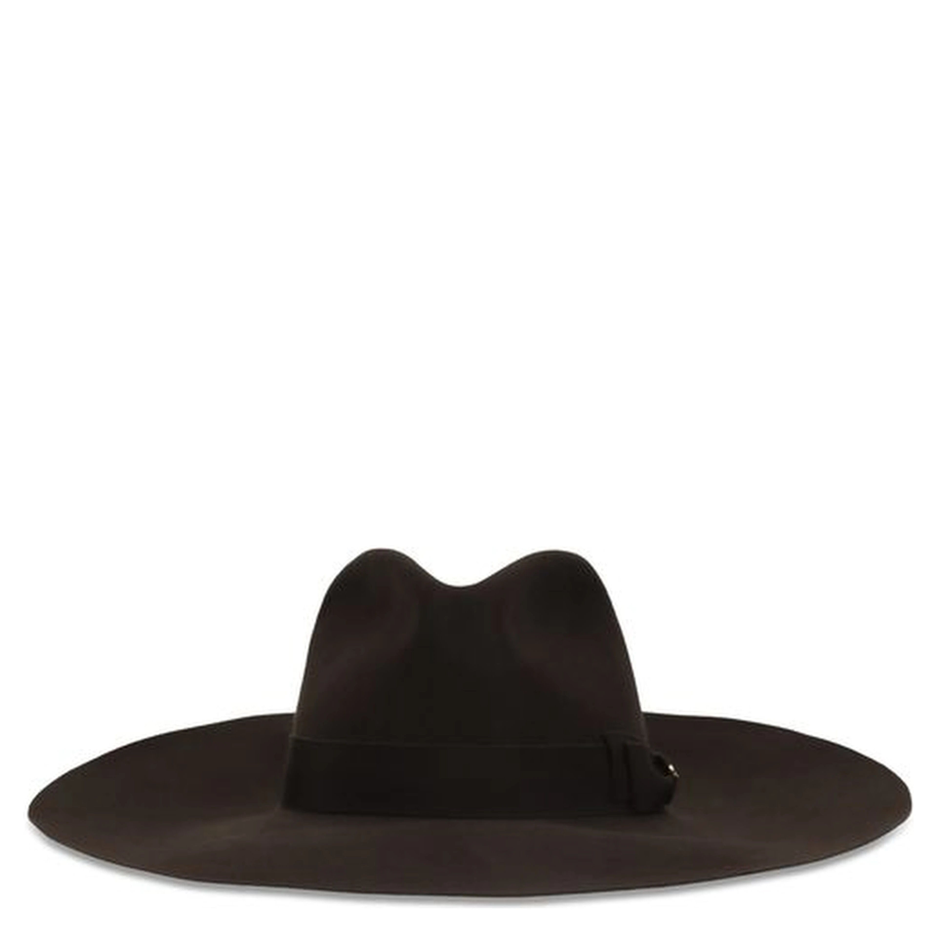 Brown Fabric Fedora
