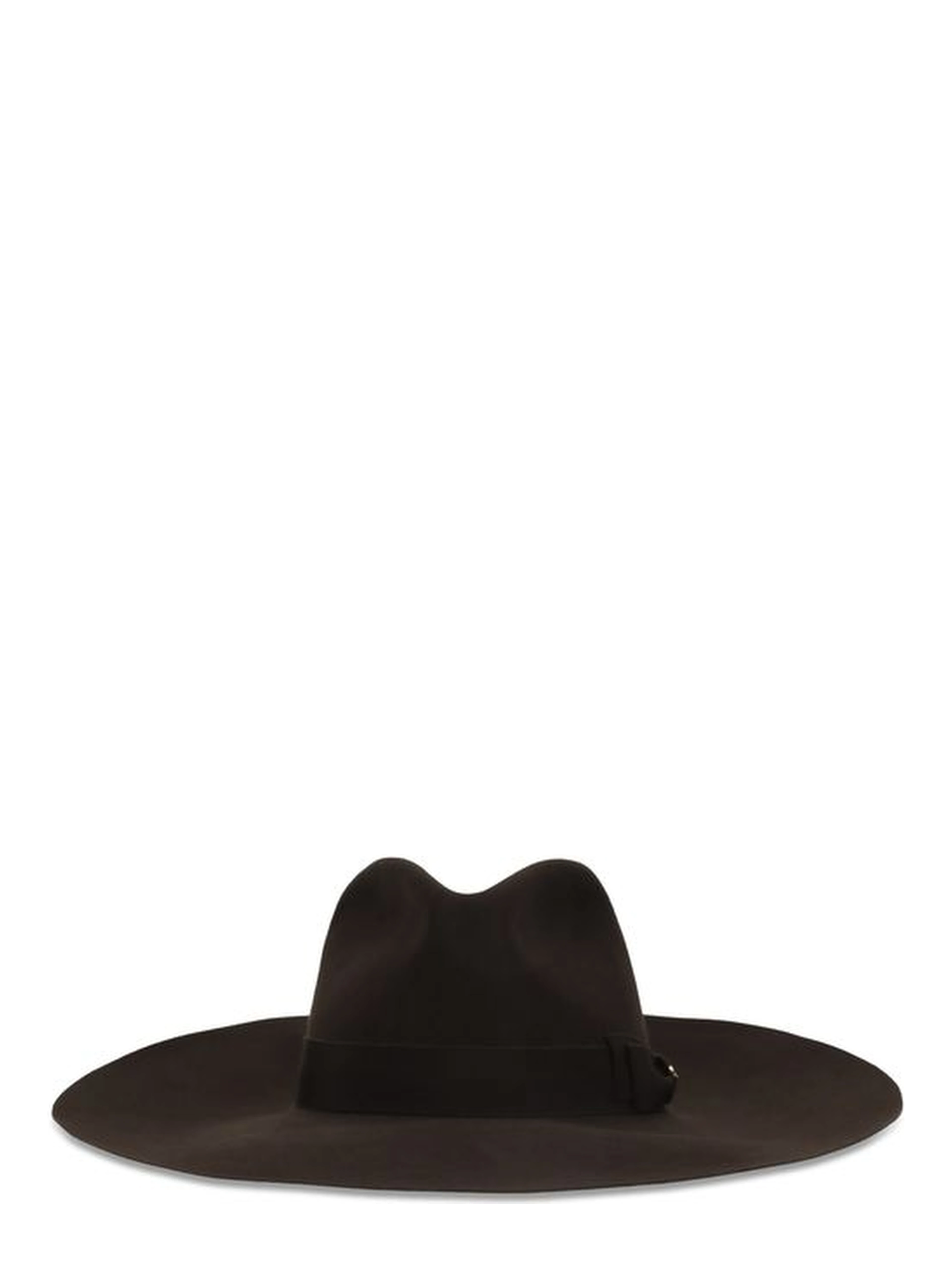 Brown Fabric Fedora