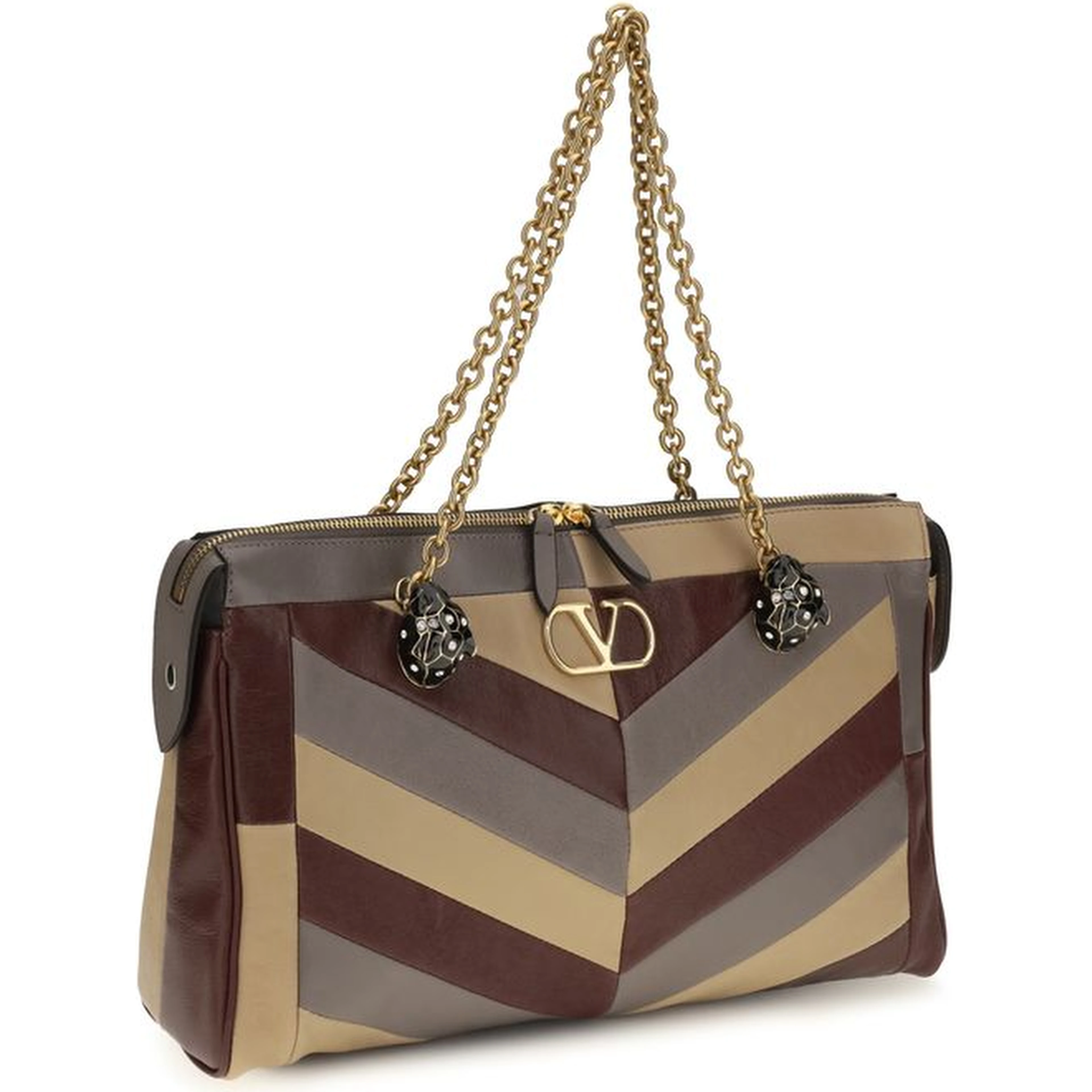 Multicolor Napa Leather / Calf Bos Taurus Shoulder Bag
