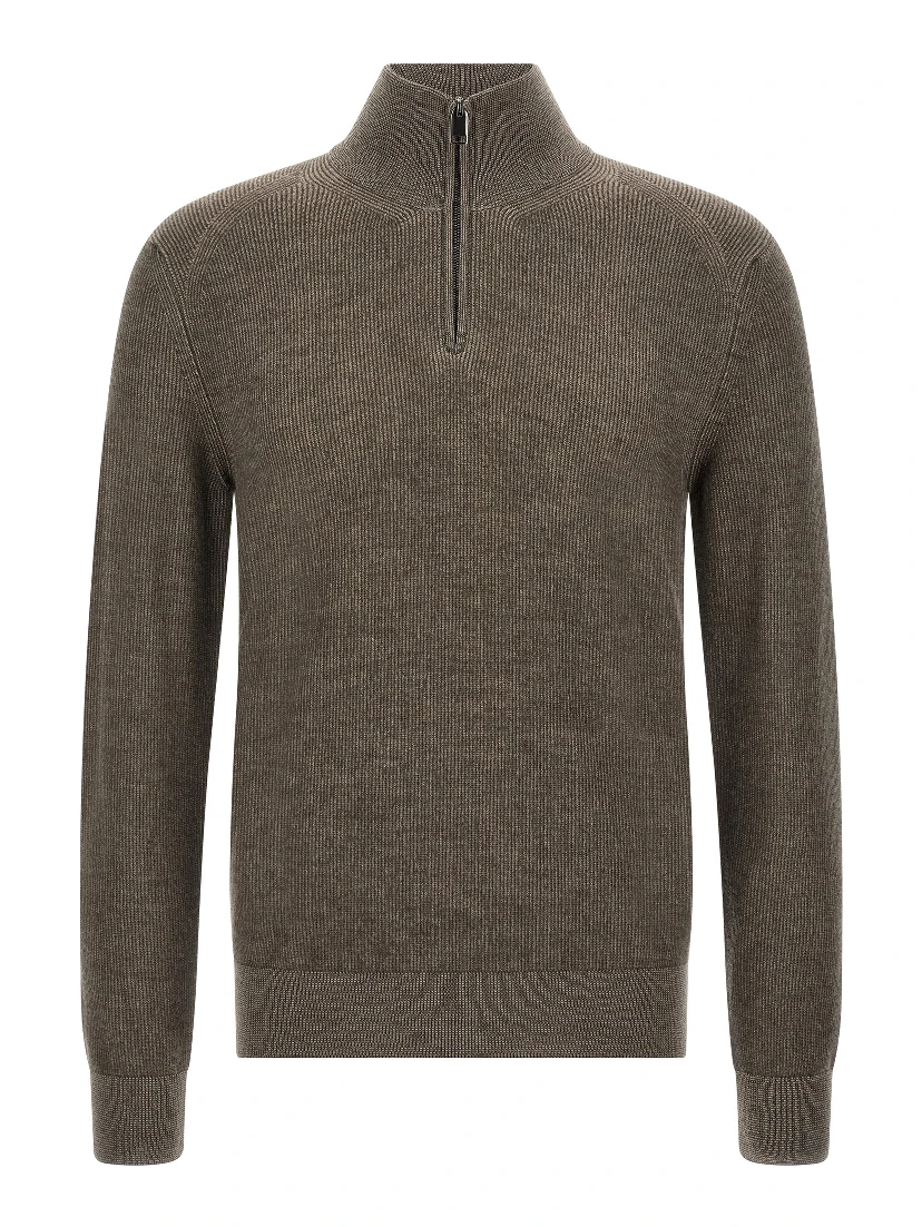Brown Cashmere Cardigan
