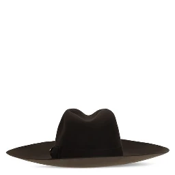 Brown Fabric Fedora