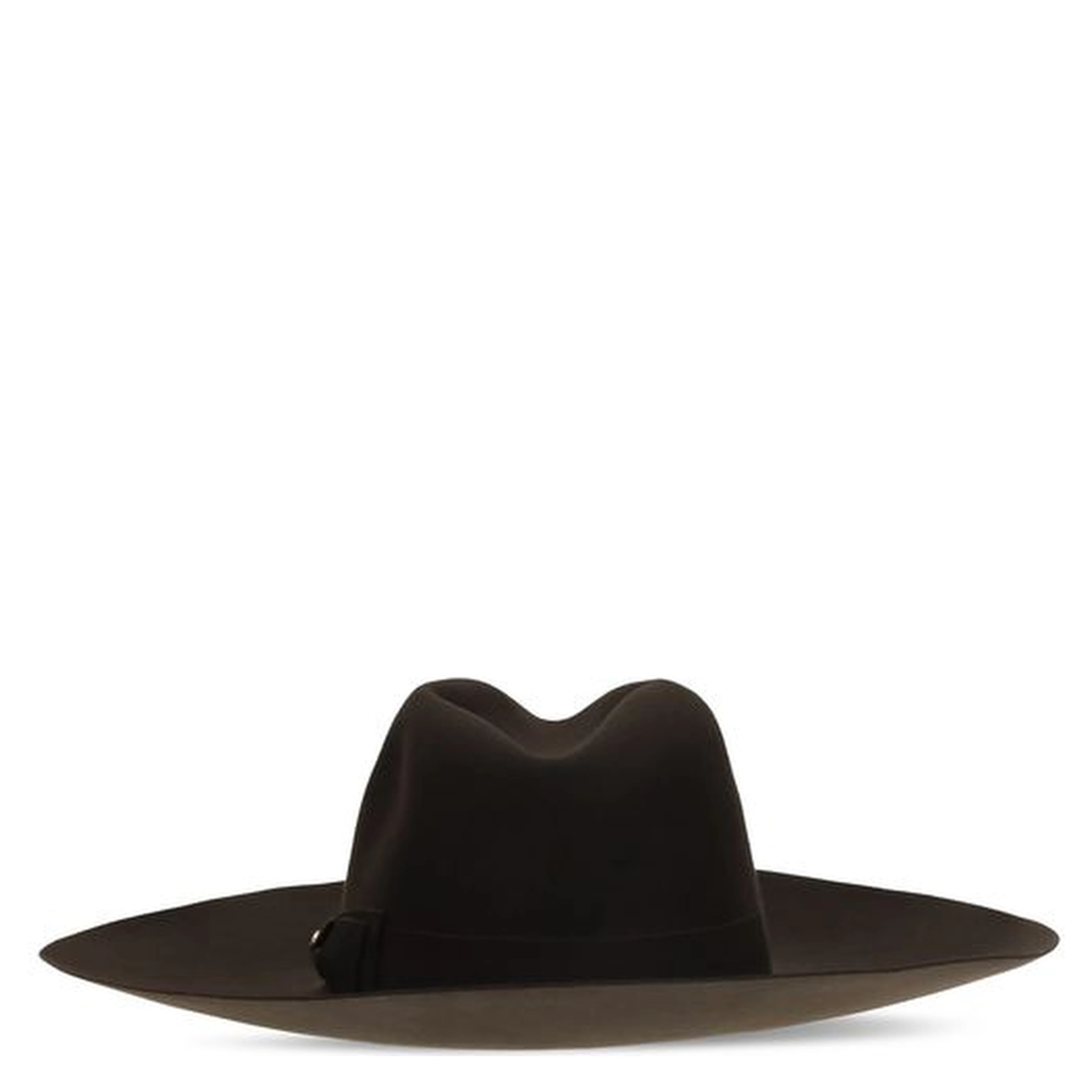 Brown Fabric Fedora