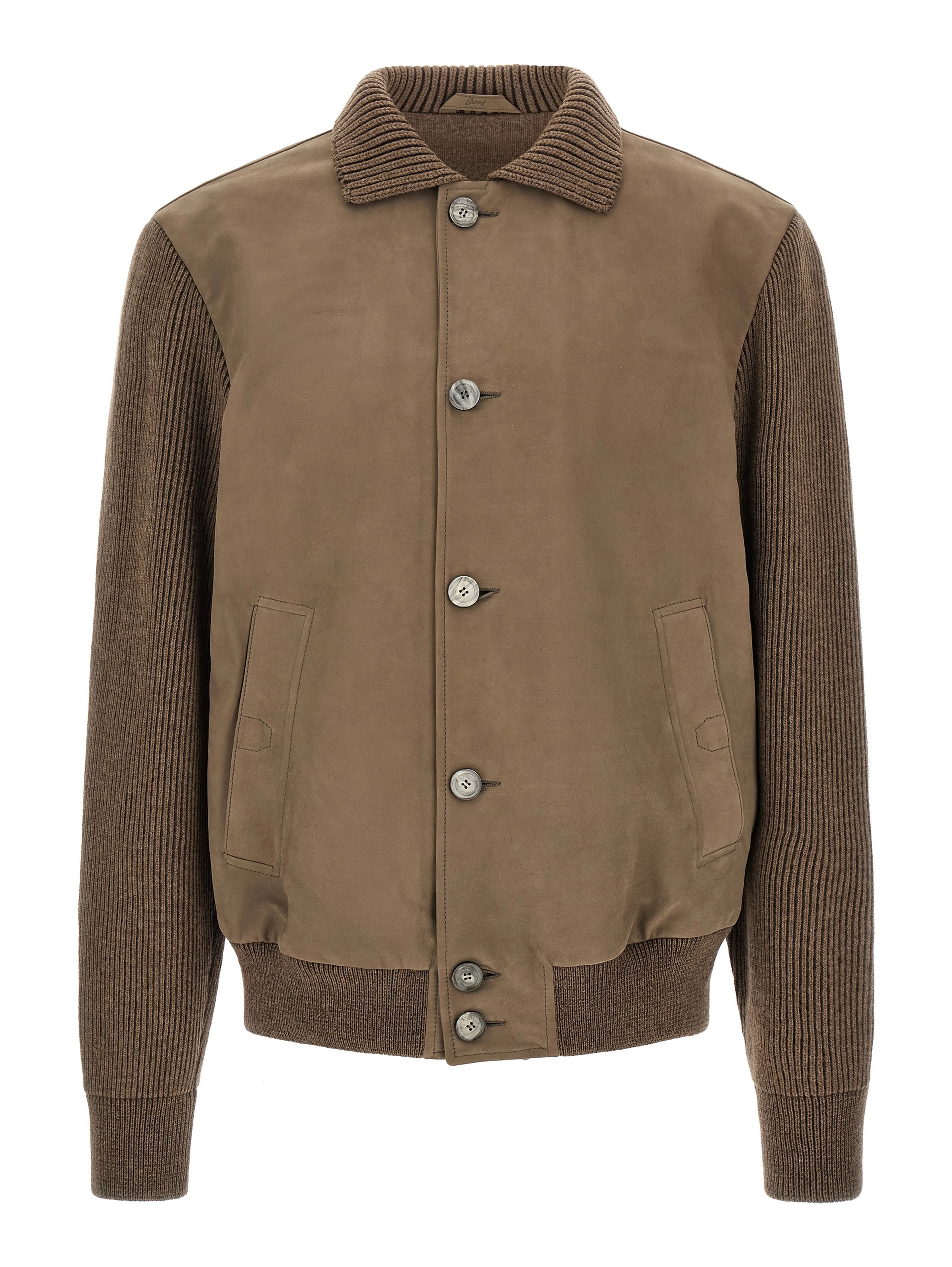Brown Calfskin Leather Jacket