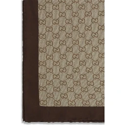 Beige Silk Foulard