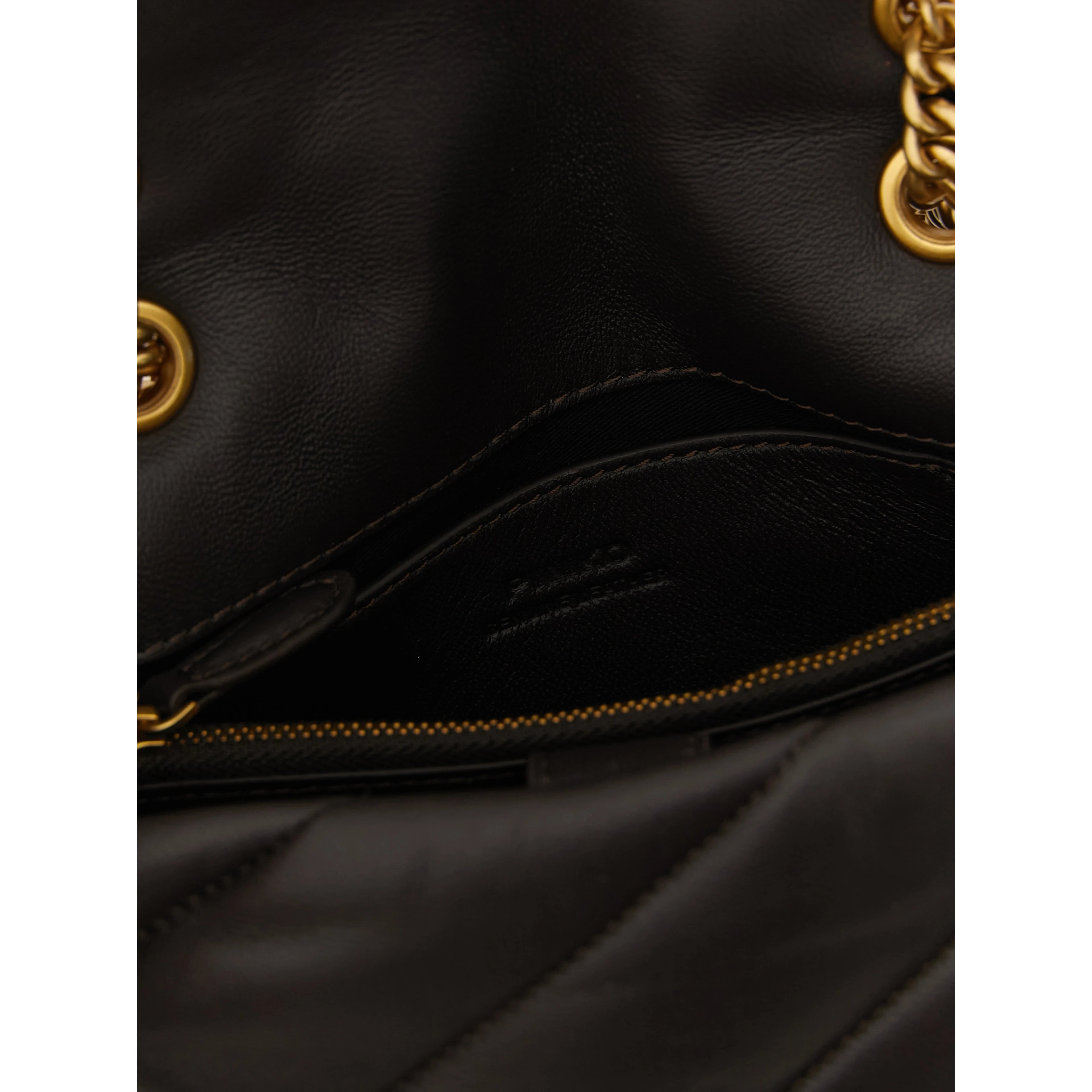 Black Lamb Leather Crossbody Bag