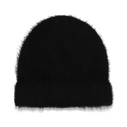 Black Alpaca Vicugna Pacos Beanie