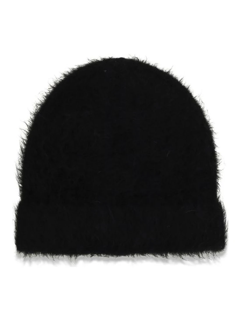 Black Alpaca Vicugna Pacos Beanie