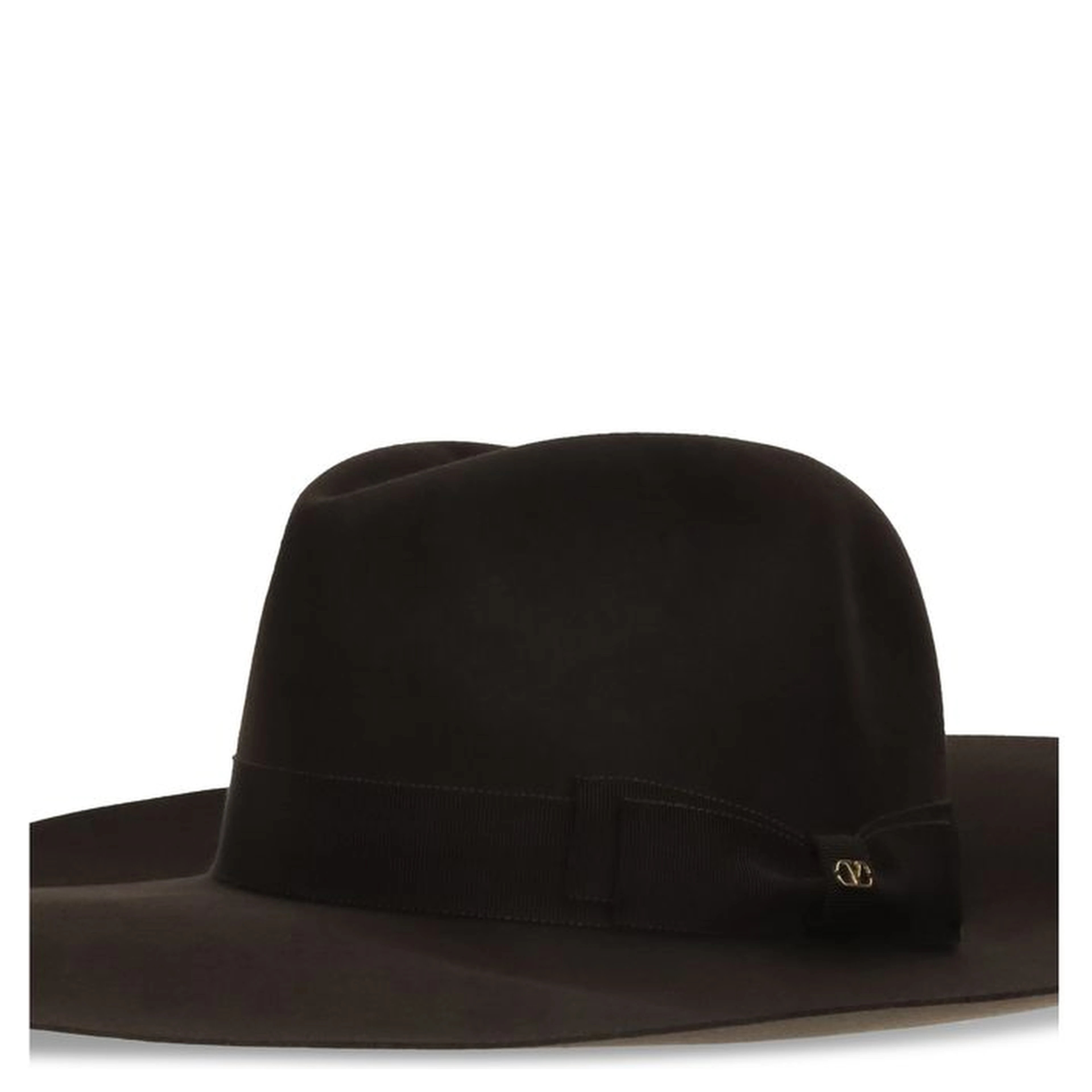 Brown Fabric Fedora