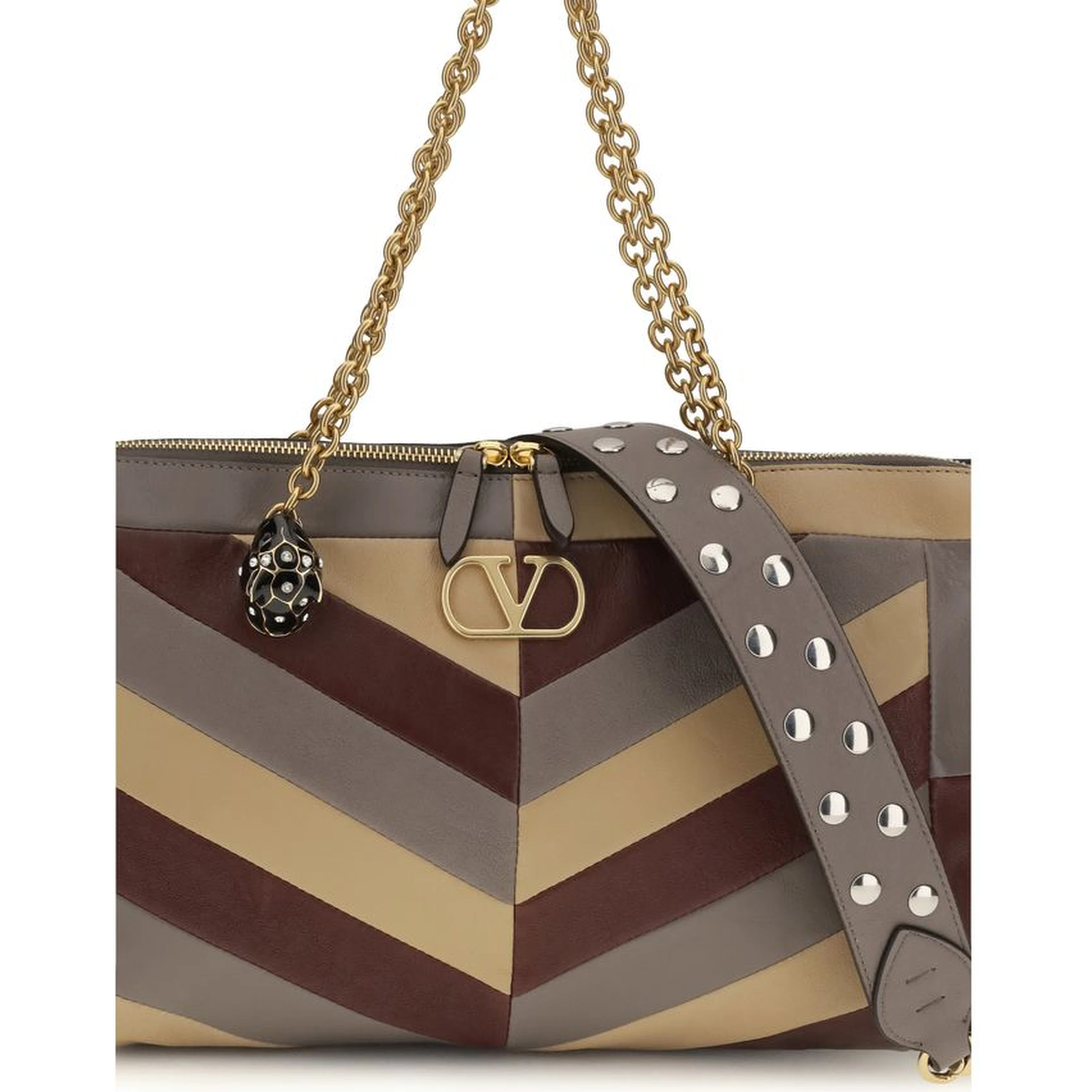 Multicolor Napa Leather / Calf Bos Taurus Shoulder Bag