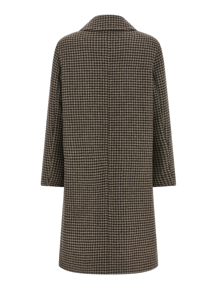 Brown Virgin Wool Coat alternative