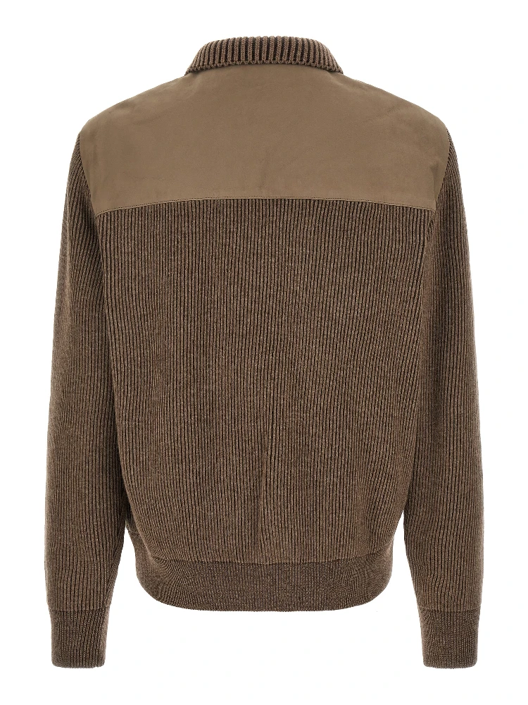 Brown Calfskin Leather Jacket alternative