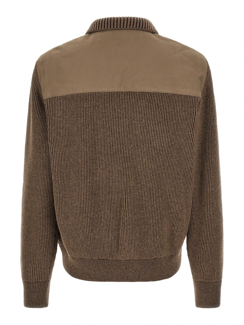 Brown Calfskin Leather Jacket