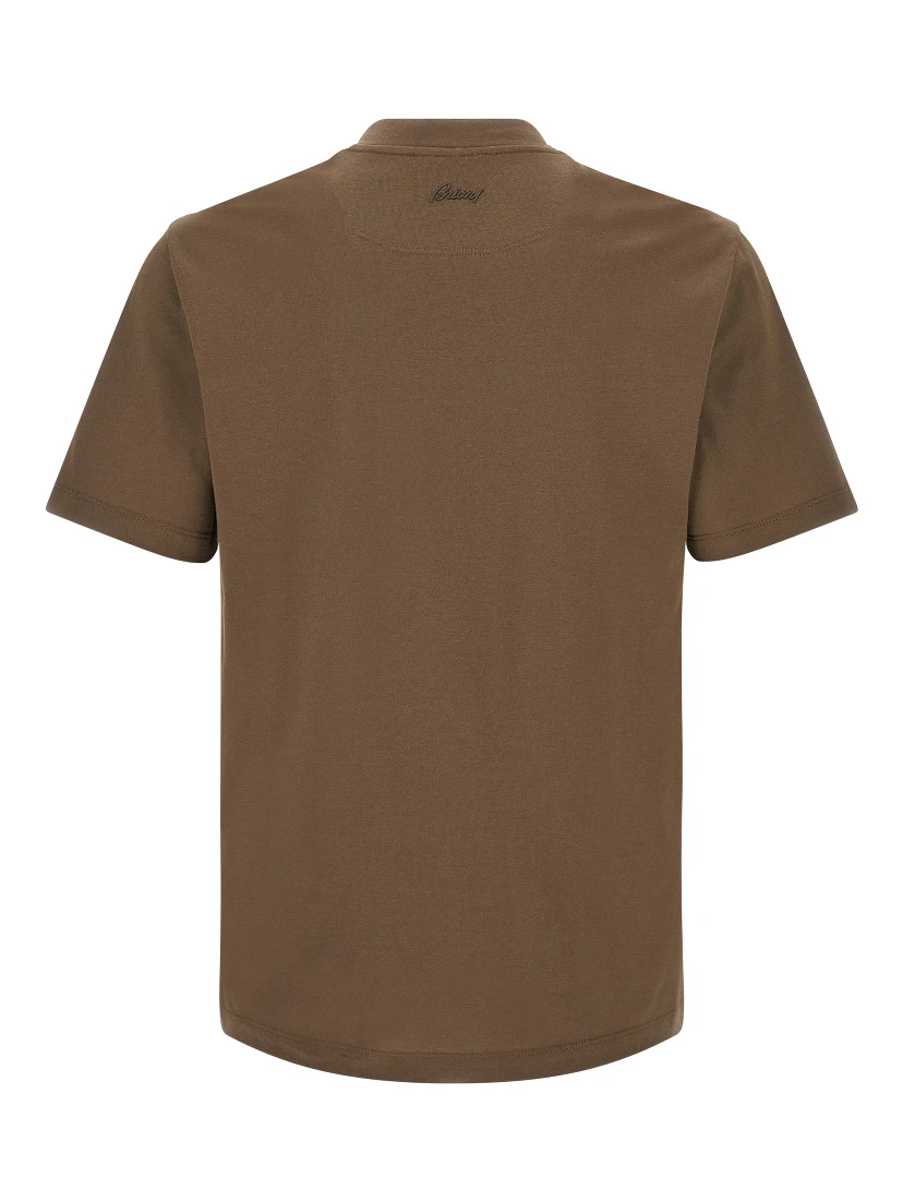 Brown Cotton T-Shirt