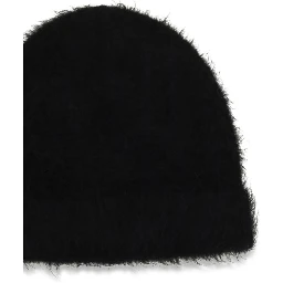 Black Alpaca Vicugna Pacos Beanie