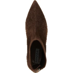 Brown Calfskin Ankle Boots
