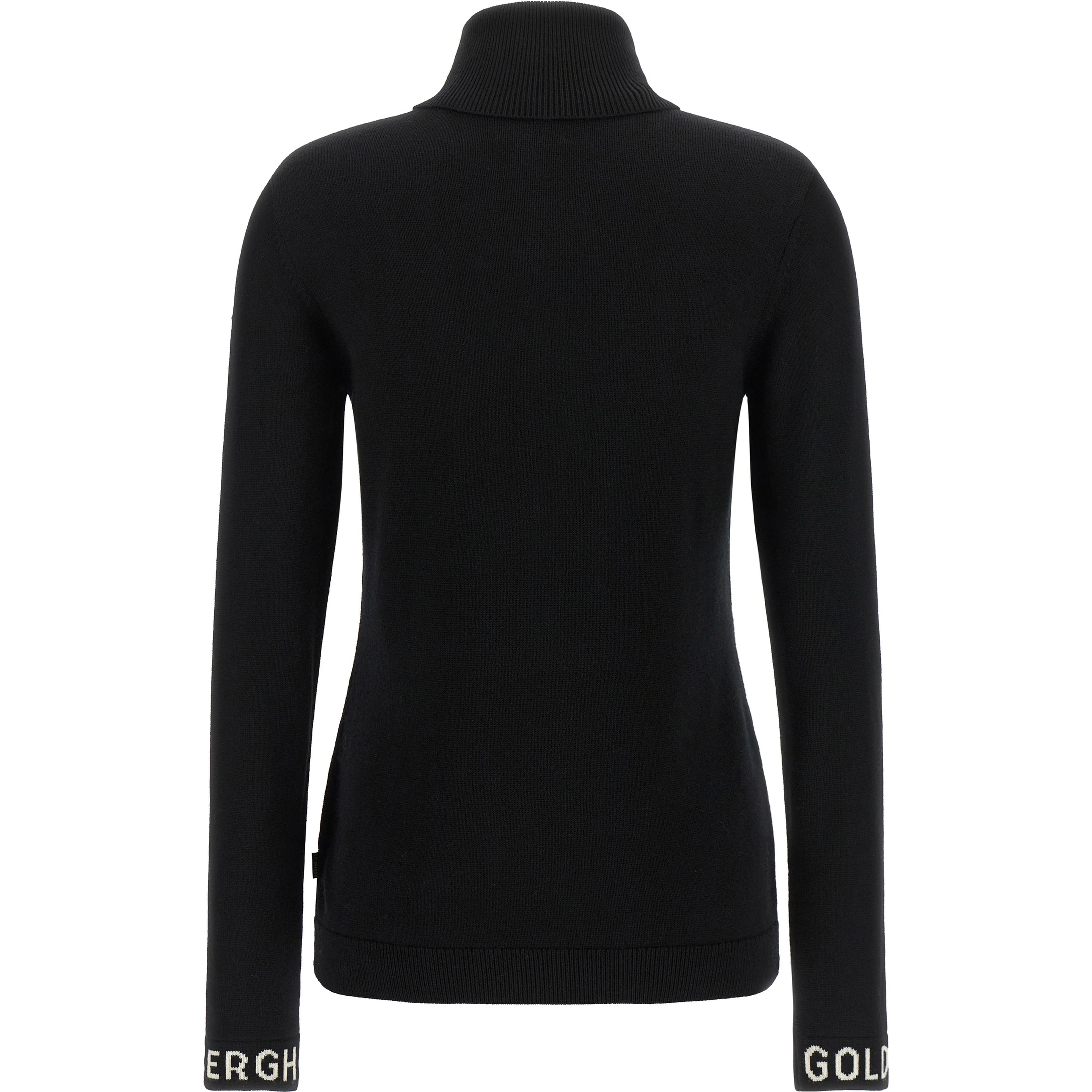 Bicolor Merino Wool Cardigan