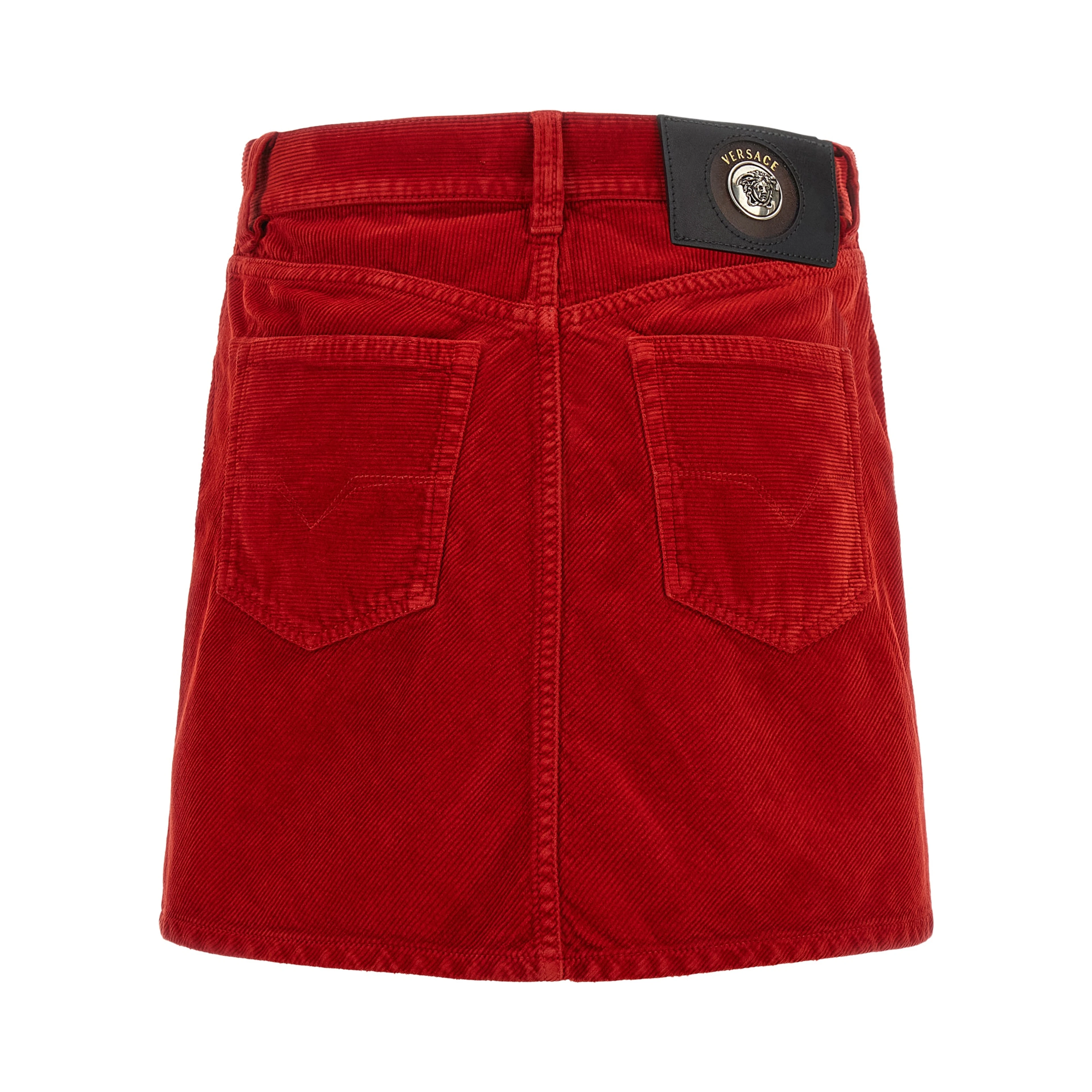 Red Cotton Long Skirt