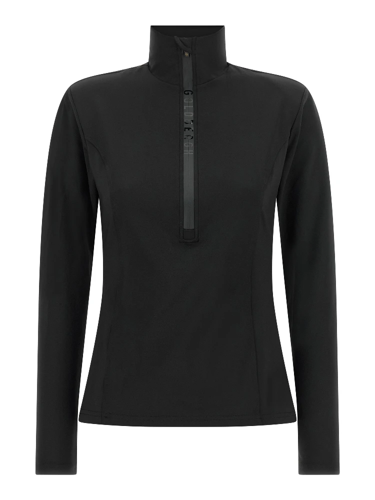 Black Polyester Cardigan
