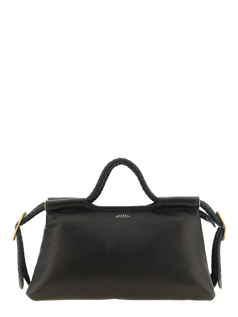 Black Lamb Leather Handbag