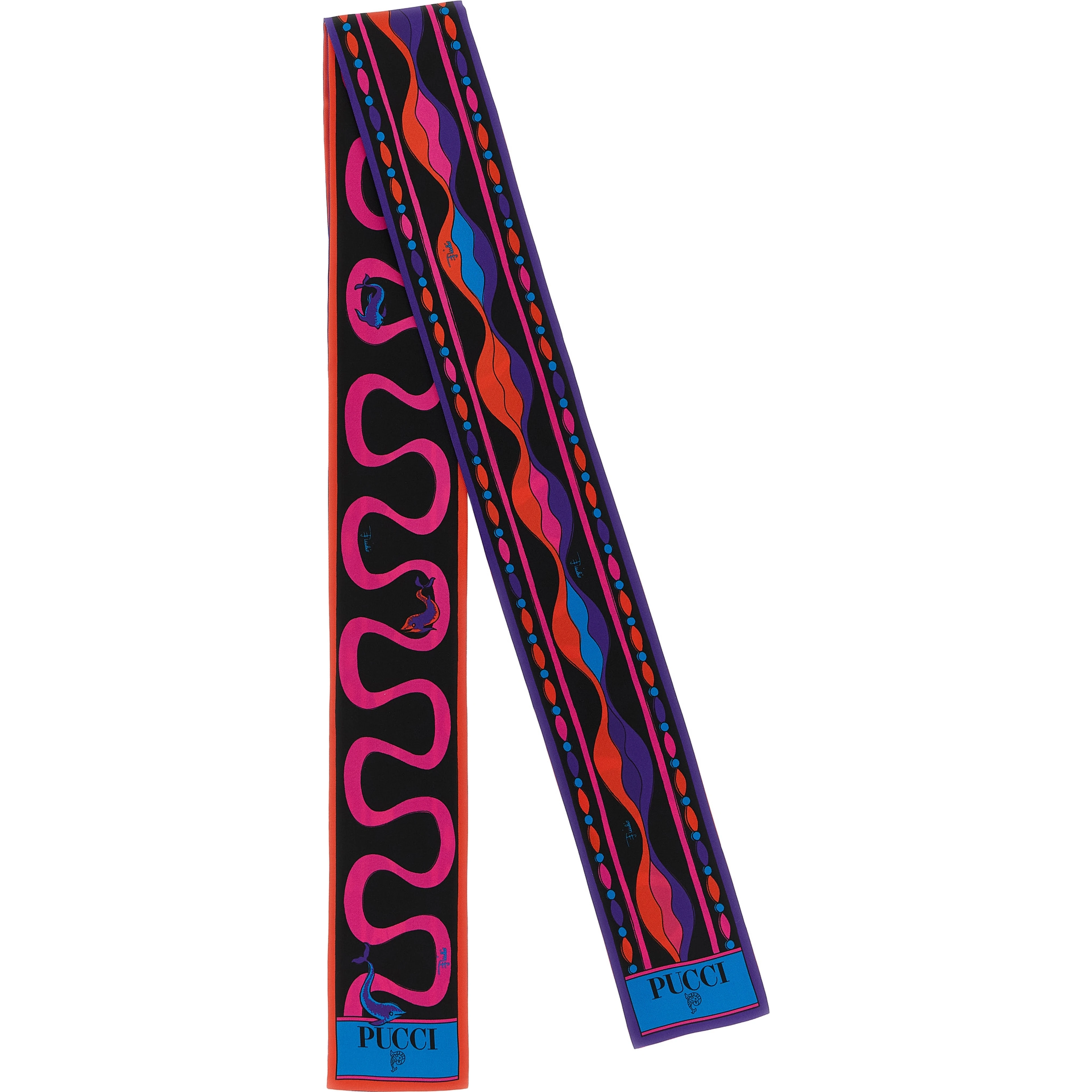 Multicolor Silk Scarf