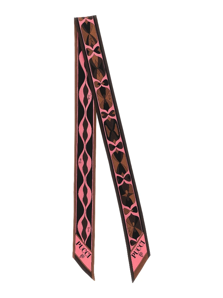 Multicolor Silk Foulard