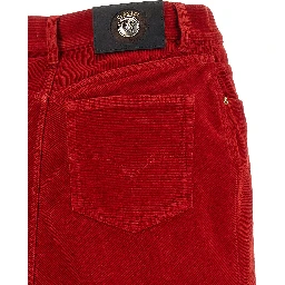 Red Cotton Long Skirt