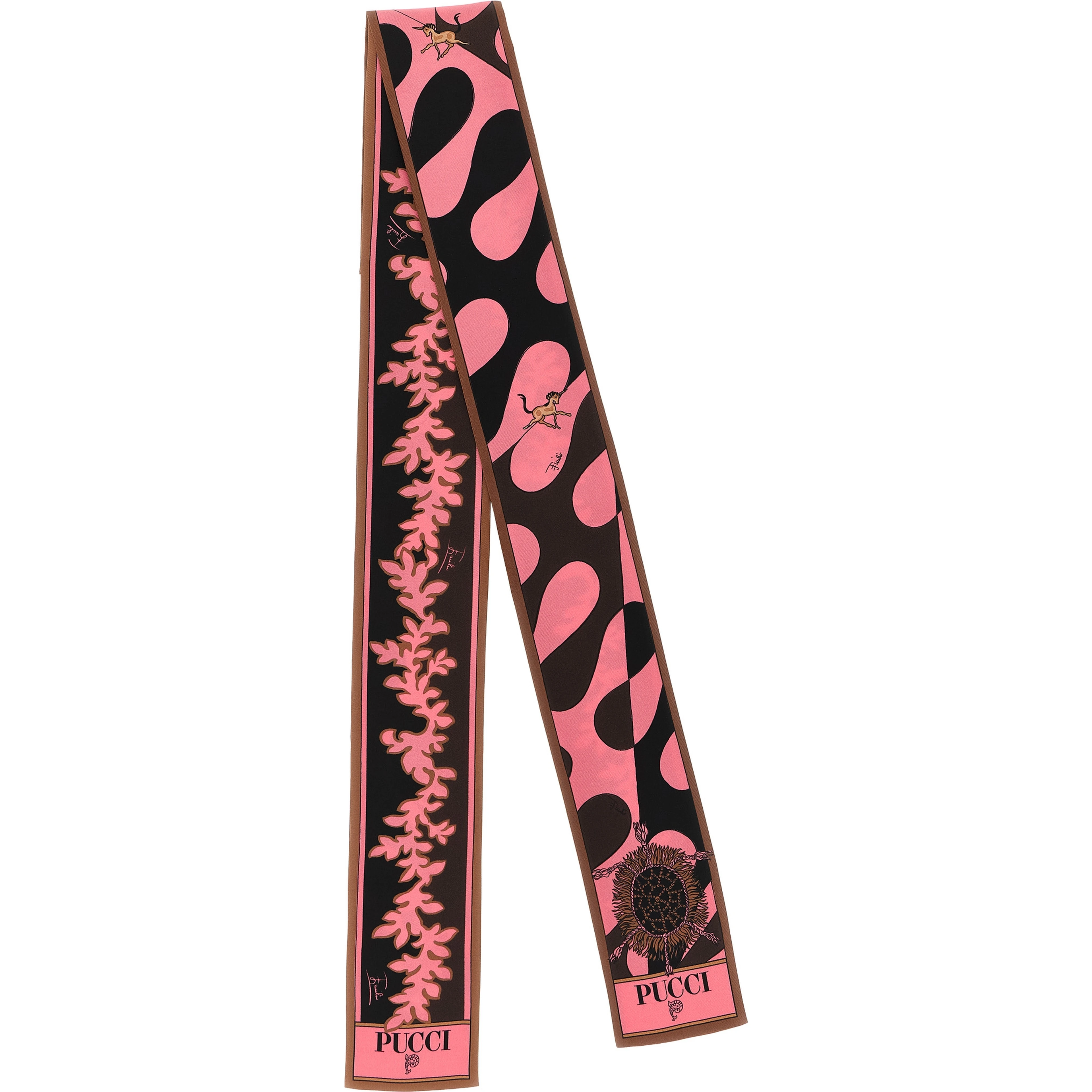 Multicolor Silk Foulard