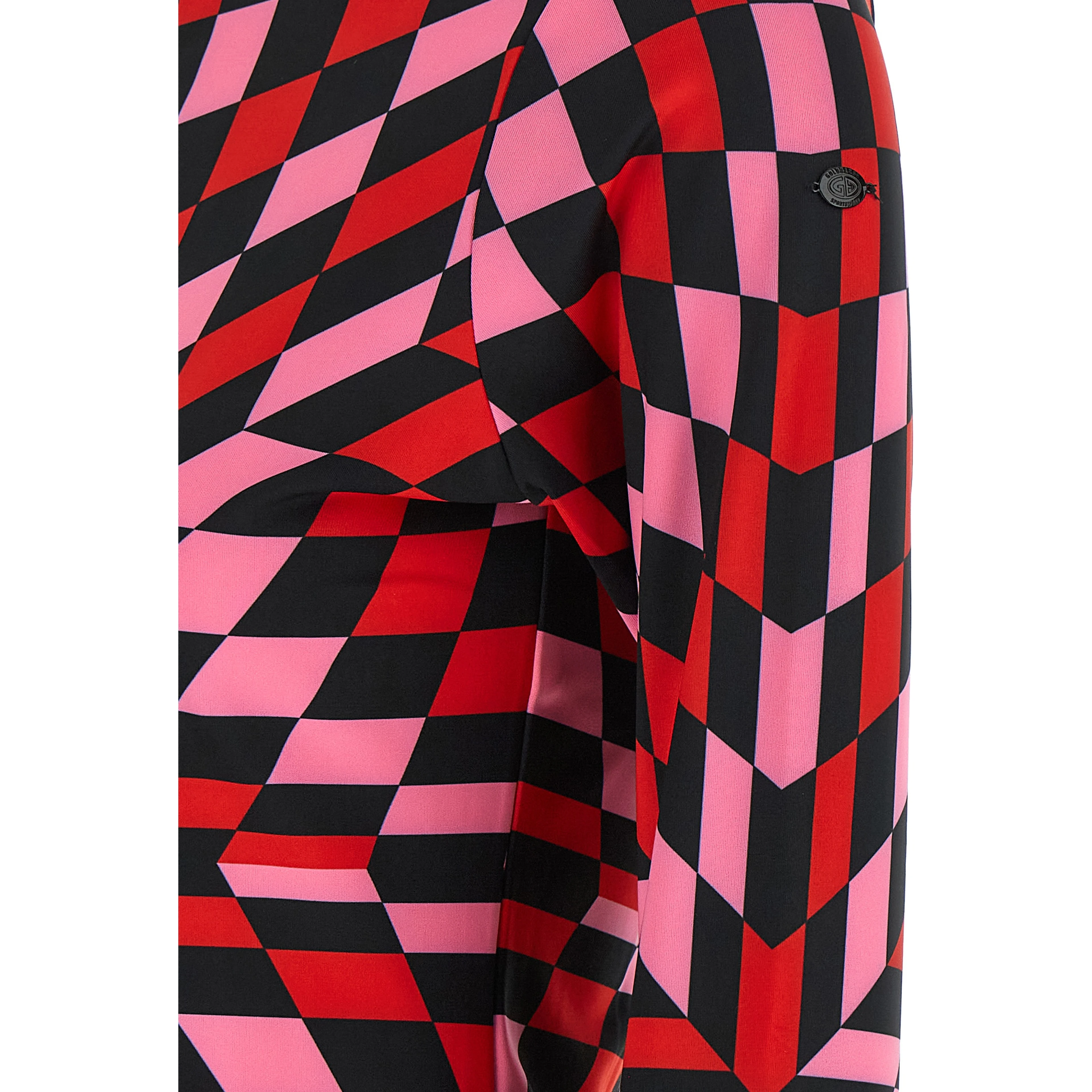 Red Polyester Cardigan