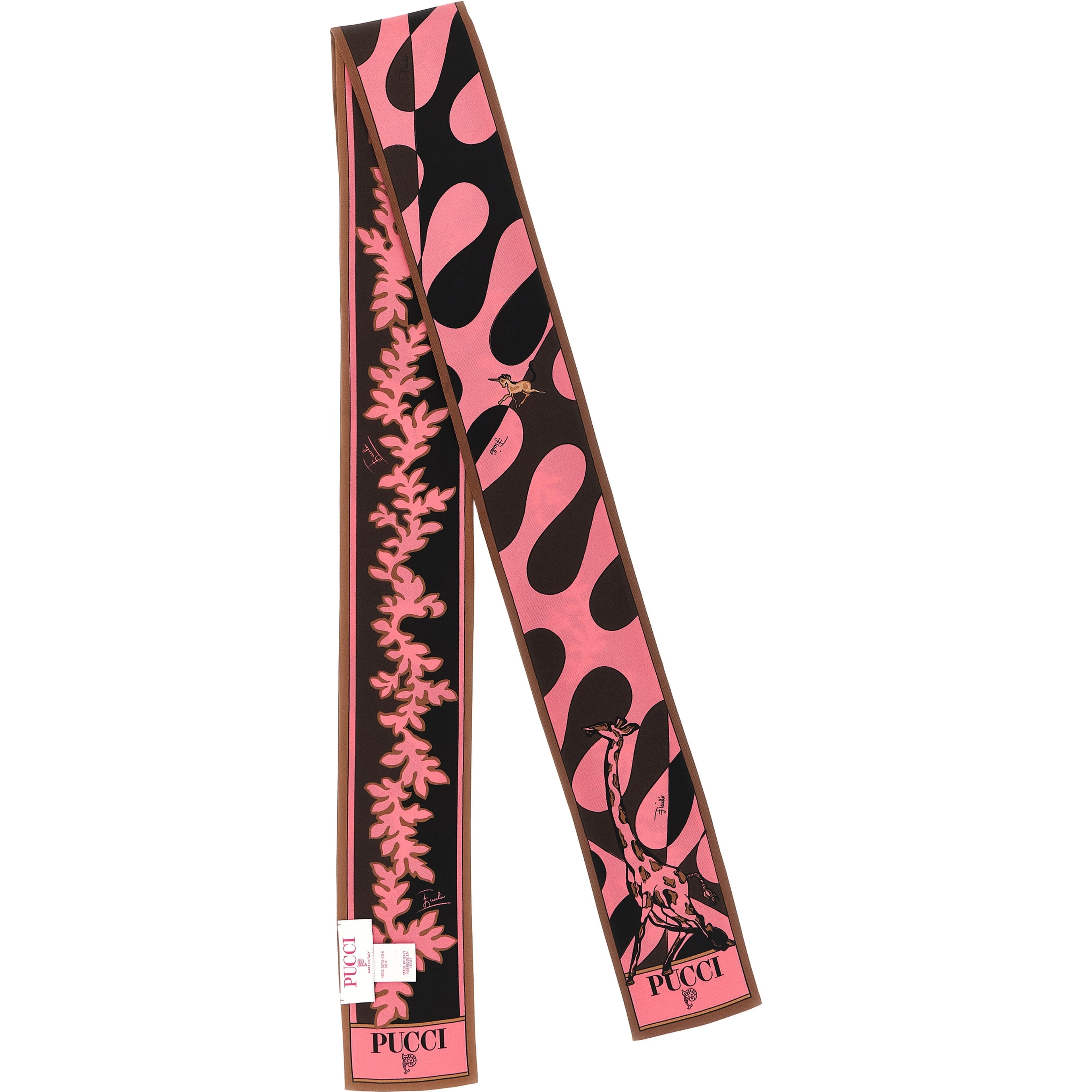Multicolor Silk Foulard