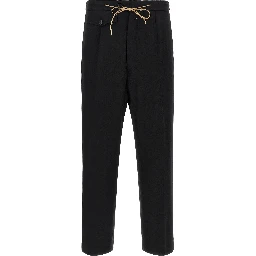 Black Virgin Wool Dress Pants