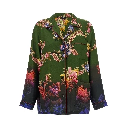 Bicolor Polyester Blouse