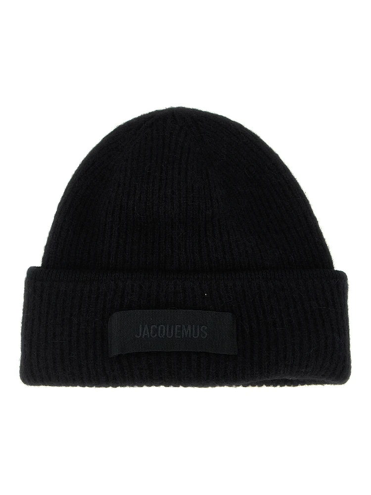Black Wool Beanie