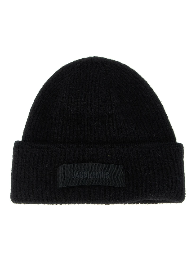Black Wool Beanie