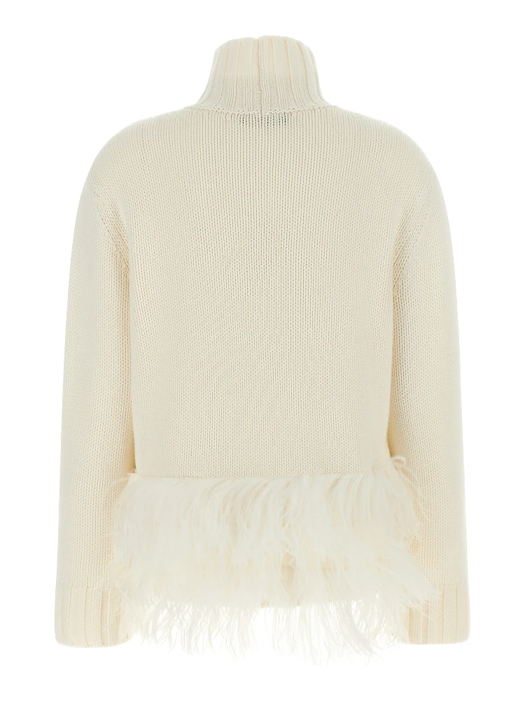 White Virgin Wool Cardigan alternative