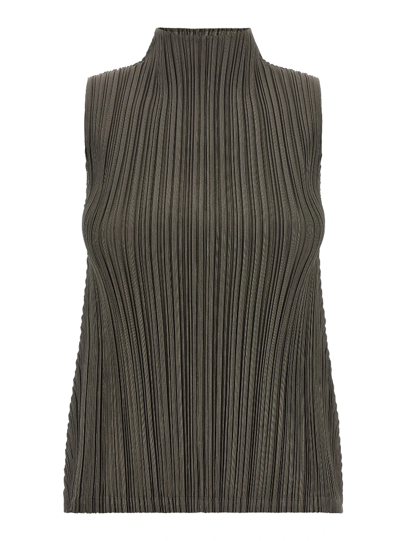 Bicolor Polyester Blouse