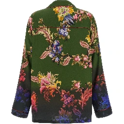 Bicolor Polyester Blouse