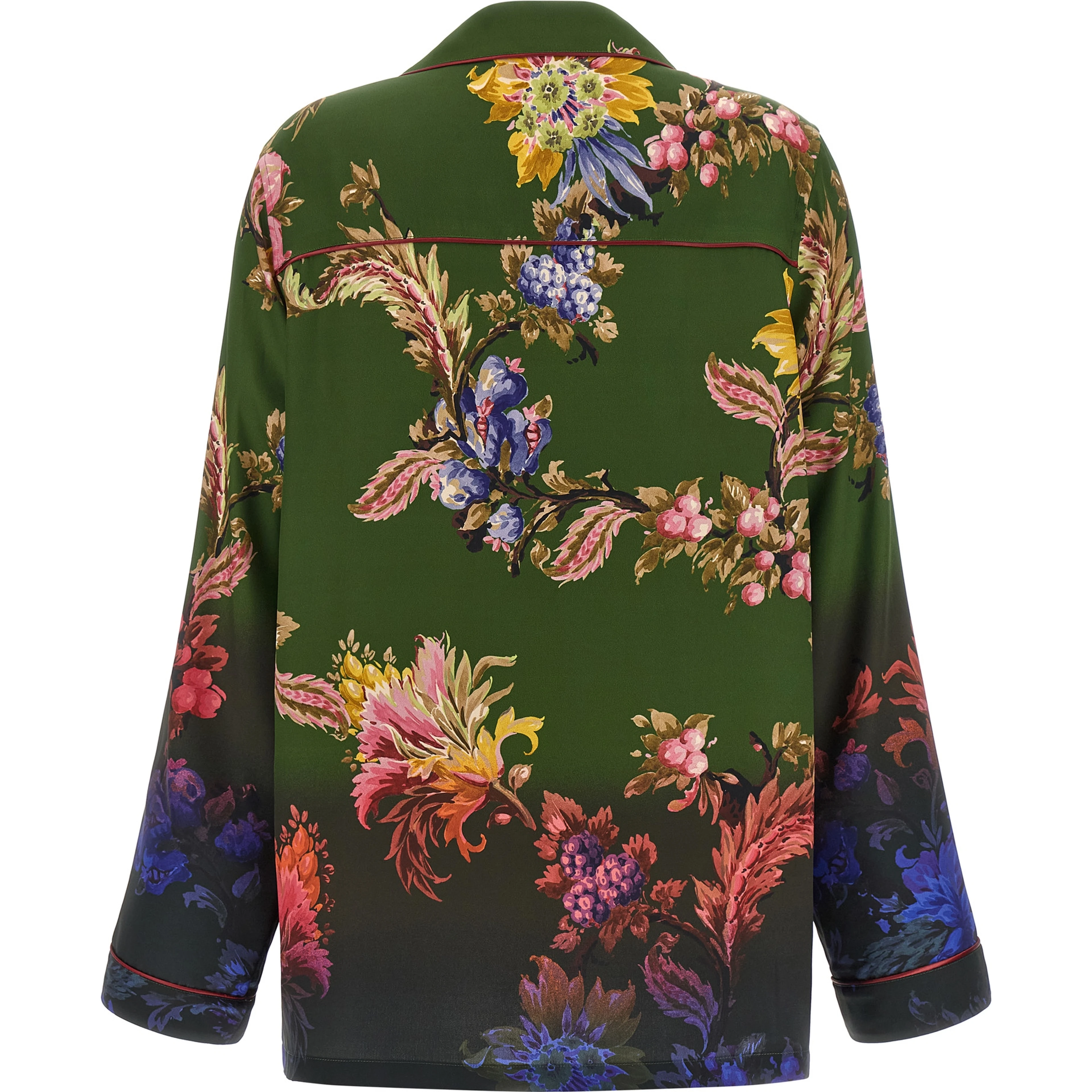 Bicolor Polyester Blouse