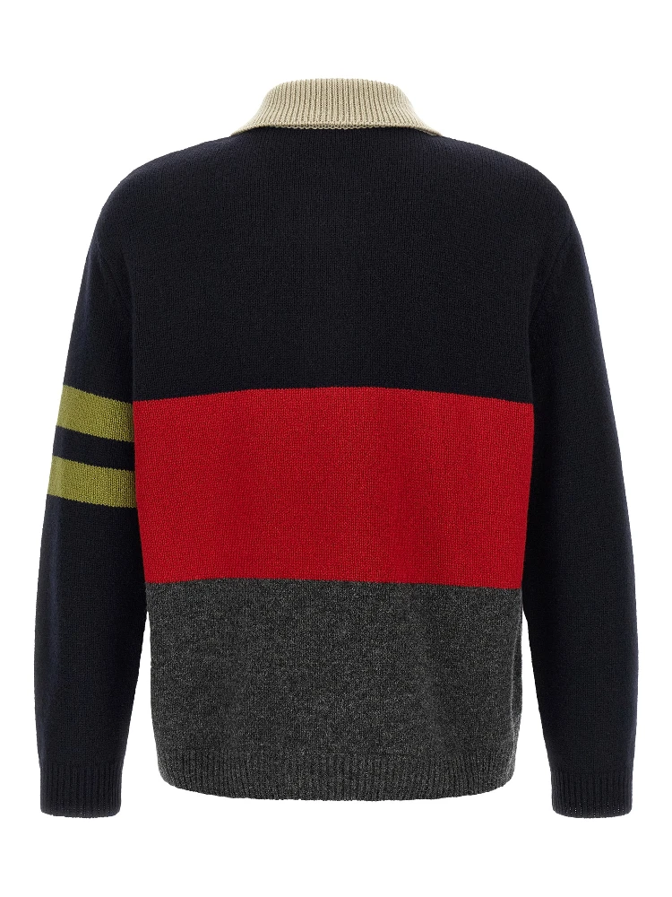 Multicolor Merino Wool Polo Shirt alternative