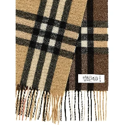 Beige Cashmere Scarf